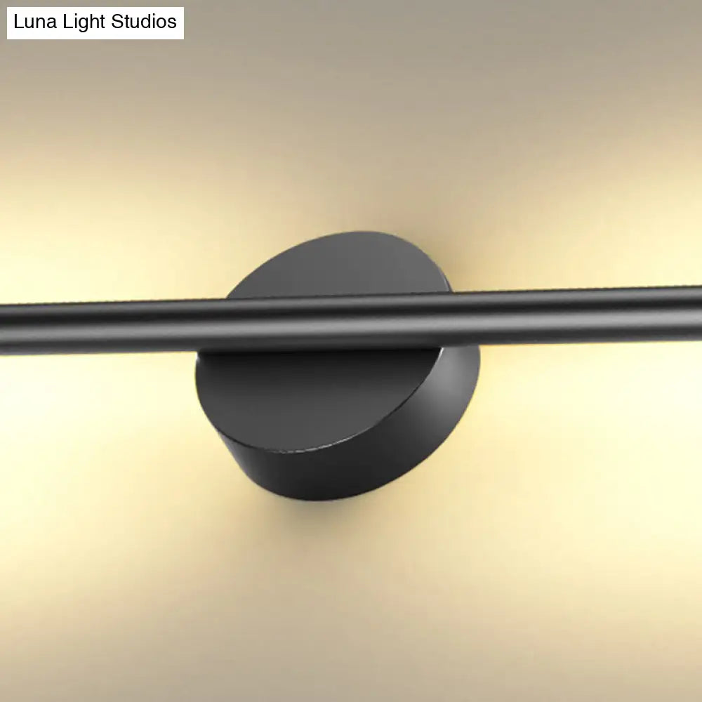 DecorBites™ DecorBites™ Modern Black LED Wall Sconce for Living Room - Stylish Metallic Fixture