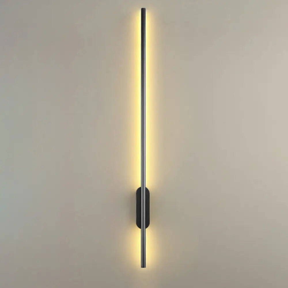 DecorBites™ DecorBites™ Modern Black LED Wall Sconce for Living Room - Stylish Metallic Fixture