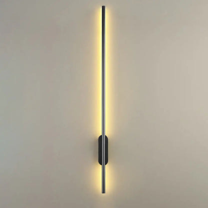 DecorBites™ DecorBites™ Modern Black LED Wall Sconce for Living Room - Stylish Metallic Fixture