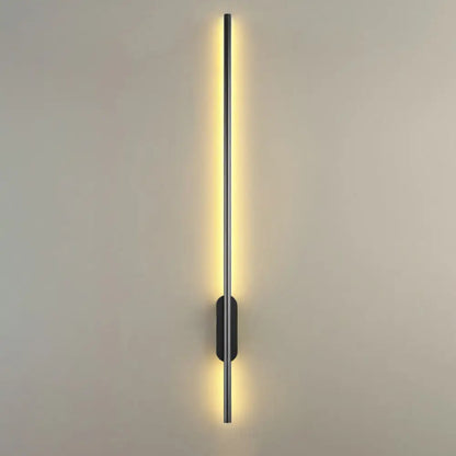 DecorBites™ DecorBites™ Modern Black LED Wall Sconce for Living Room - Stylish Metallic Fixture