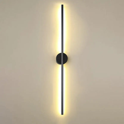 DecorBites™ DecorBites™ Modern Black LED Wall Sconce for Living Room - Stylish Metallic Fixture