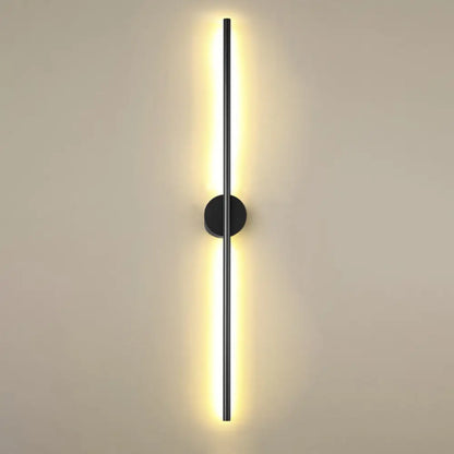 DecorBites™ DecorBites™ Modern Black LED Wall Sconce for Living Room - Stylish Metallic Fixture