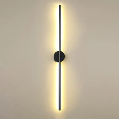 DecorBites™ DecorBites™ Modern Black LED Wall Sconce for Living Room - Stylish Metallic Fixture