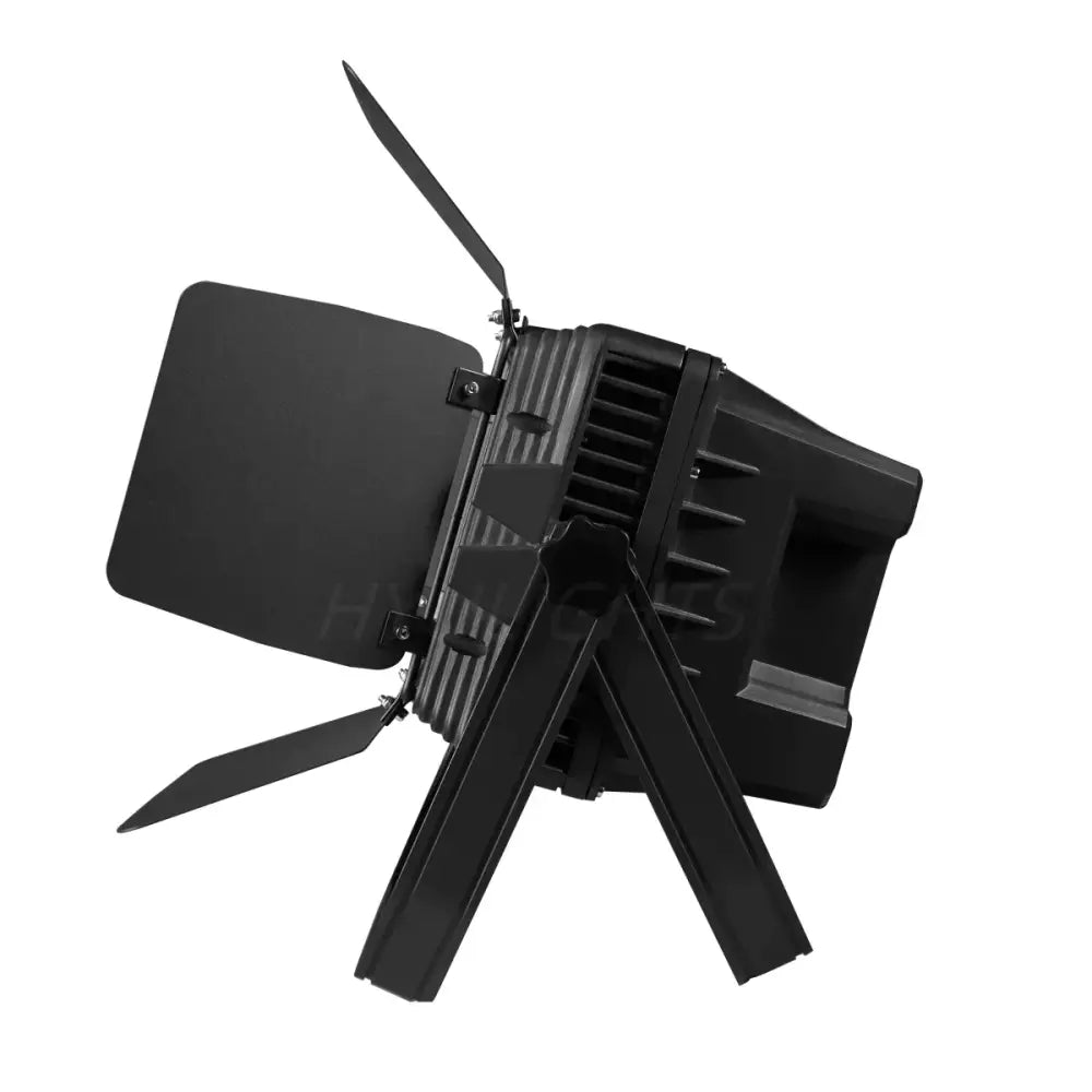 Modern black led wall wash flood light with adjustable barn doors and tripod stand for disco room decorbites led wall