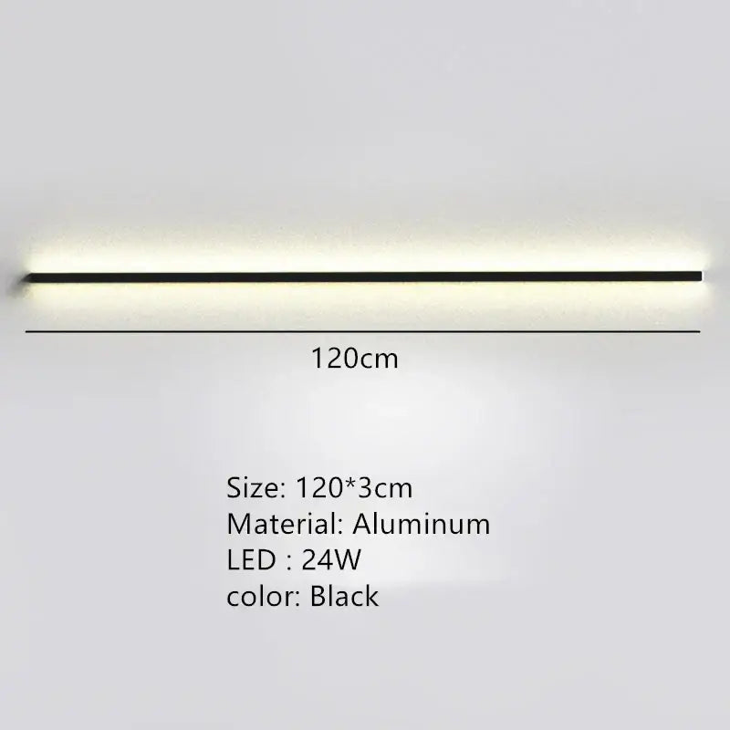 Modern black aluminum led wall sconce with sleek minimalist design featuring wall lights dimming for bedroom decorbites led wall