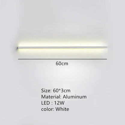 White aluminum led wall sconce with sleek modern design for bedroom decorbites led wall lights dimming