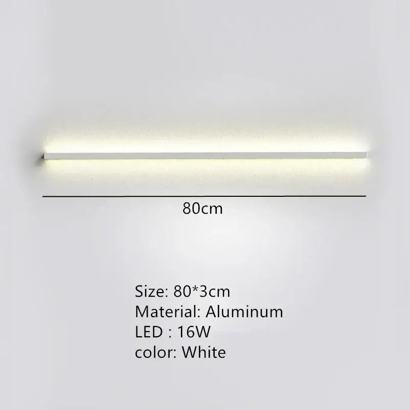 White aluminum modern rectangular led wall sconce for bedroom decorbites led wall lights dimming
