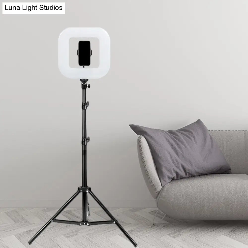 DecorBites™ DecorBites™ Modern Black Metal LED Vanity Lamp with USB & Tripod Stand