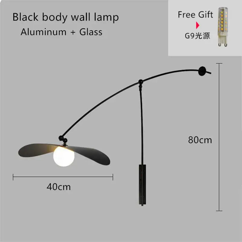 Modern black metal floor lamp with long arm aluminum curved arm and glass shade for living room decorbites adjustable long design