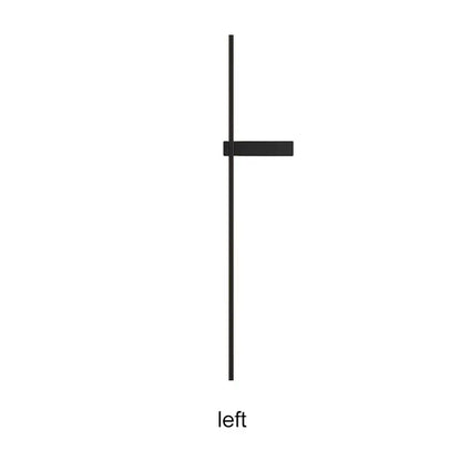 Black minimalist wall-mounted cross bracket for decorbites led wall vertical sconce led wall lights in bedroom decor