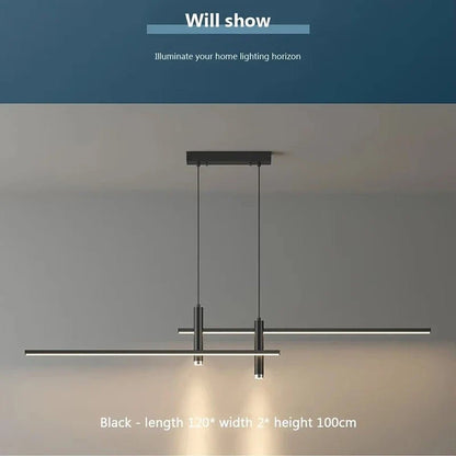 Modern Black or Gold Dimmable LED Pendant Light - Decorbites