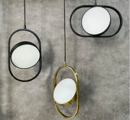 Modern black oval adjustable angle pendant light with sleek metal frame and white glass panels for shop or kitchen decorbites adjustable angle pendant