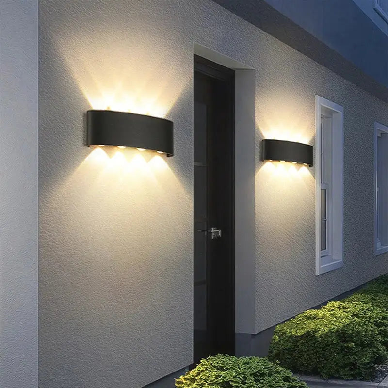 Modern black rectangular led wall lamp with warm white lighting for living room decorbites led wall lamp design