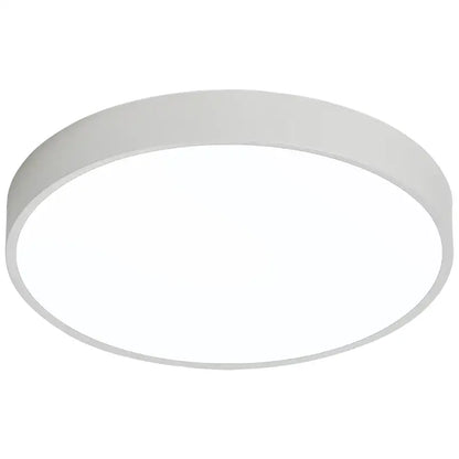 Modern white circular ceiling light with sleek minimalist design for bedroom decorbites dimmable led ceiling light