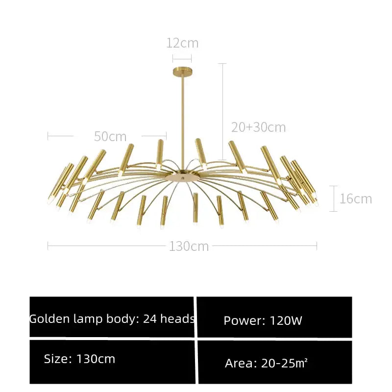 Modern black sputnik chandelier with 24 slender radiating metal arms and central hub for living room decorbites black sputnik