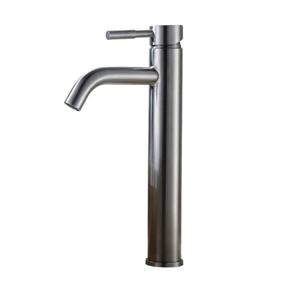 Modern black stainless steel single handle faucet in matte black with sleek minimalist design for bathroom decorbites black stainless