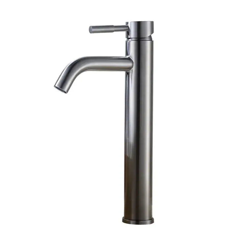 Modern black stainless steel single handle faucet in matte black with sleek minimalist design for bathroom decorbites black stainless