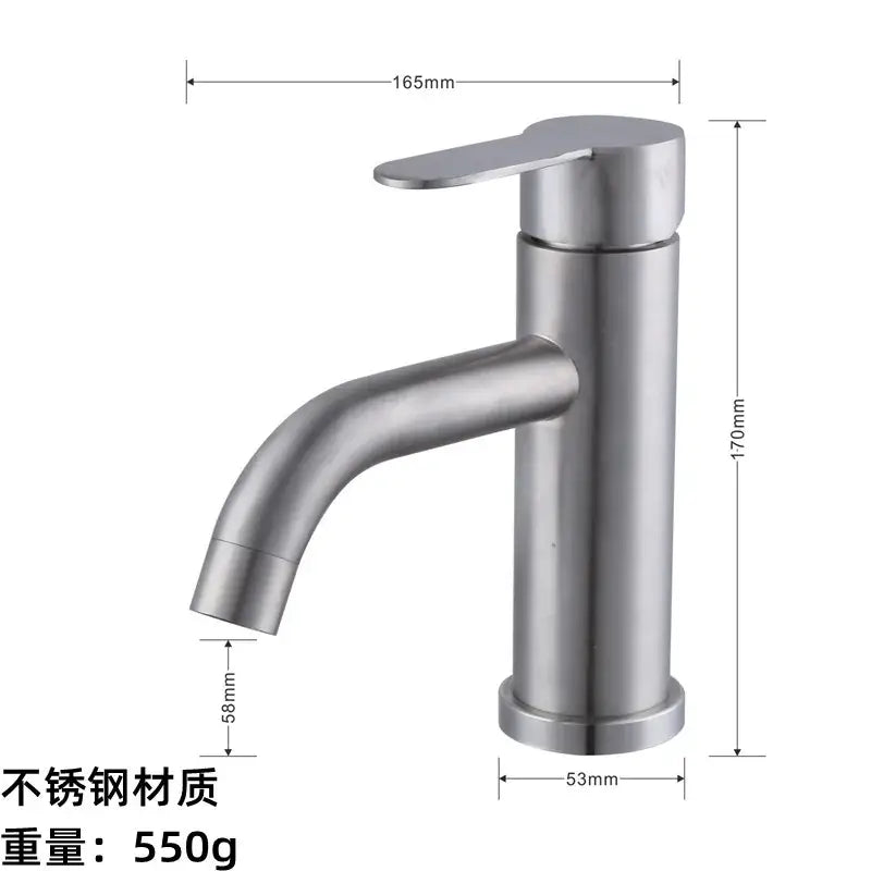 Modern black stainless steel single handle bathroom mixer faucet with a sleek brushed stainless steel finish decorbites black stainless