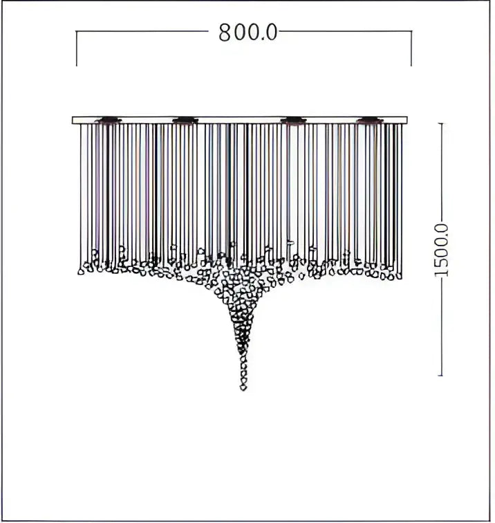 Modern black stone crystal chandelier hallway pendant light with sleek black metal frame and decorbites crystal chandelier beads