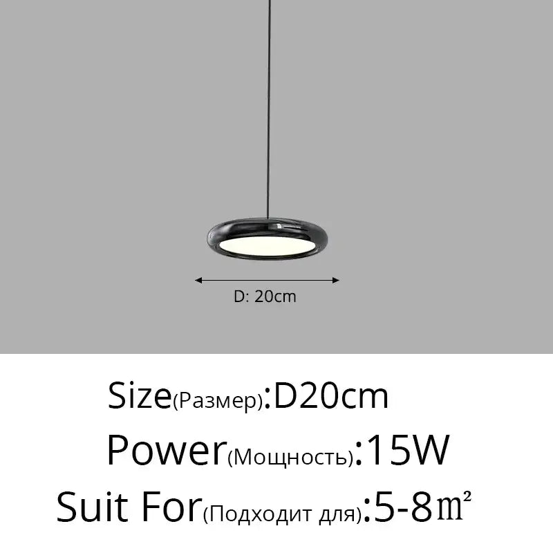 Modern black triple ring iron pendant chandelier with sleek minimalist design 15w pendant light for kitchen decorbites iron pendant