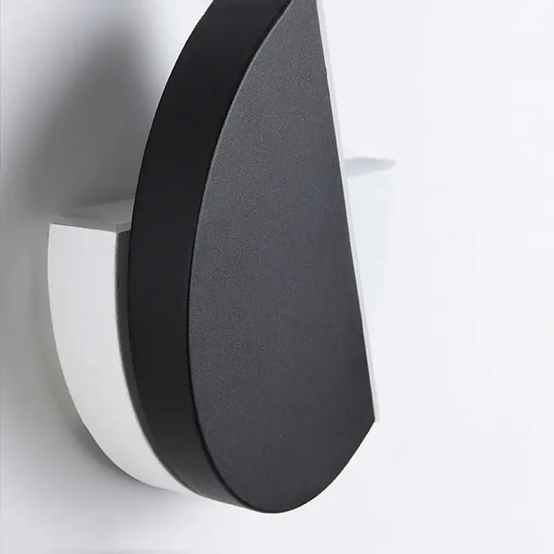 Modern black matte wall lamp with white base decorbites adjustable led wall sconce for bedroom decor