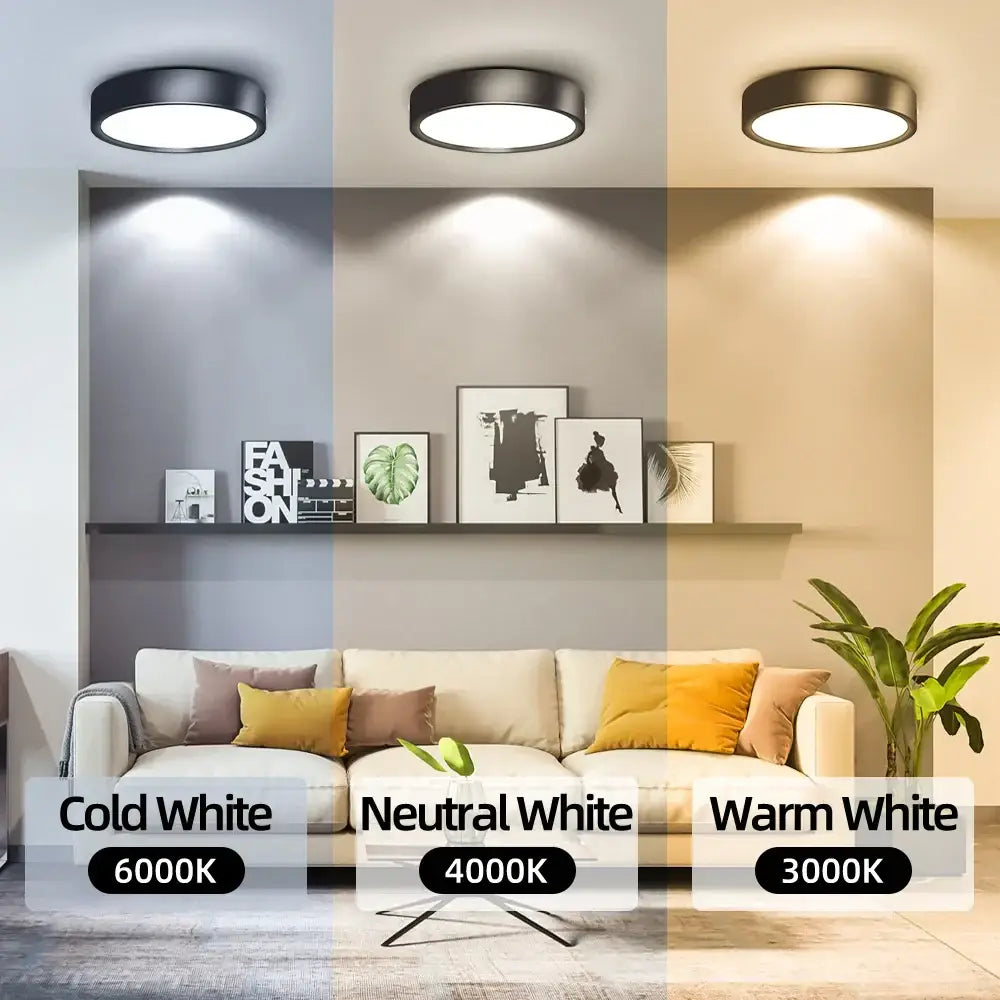 Modern black decorbites led ceiling lamp with a sleek circular design ideal for kitchen lighting and decorbites led ceiling