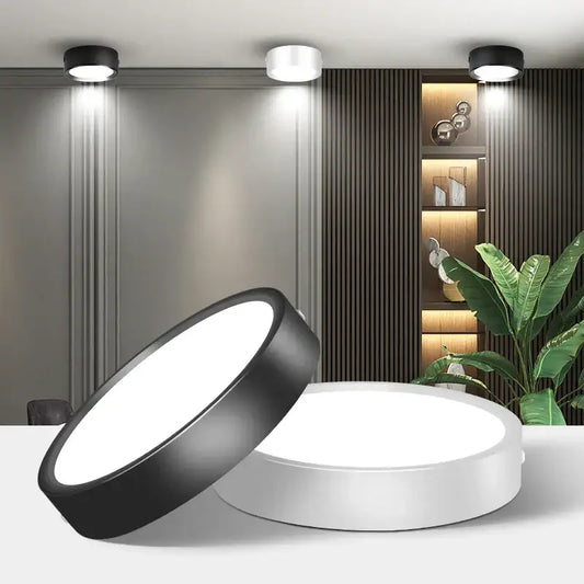 Modern black and white decorbites led ceiling lamp with sleek round design ideal for kitchen lighting