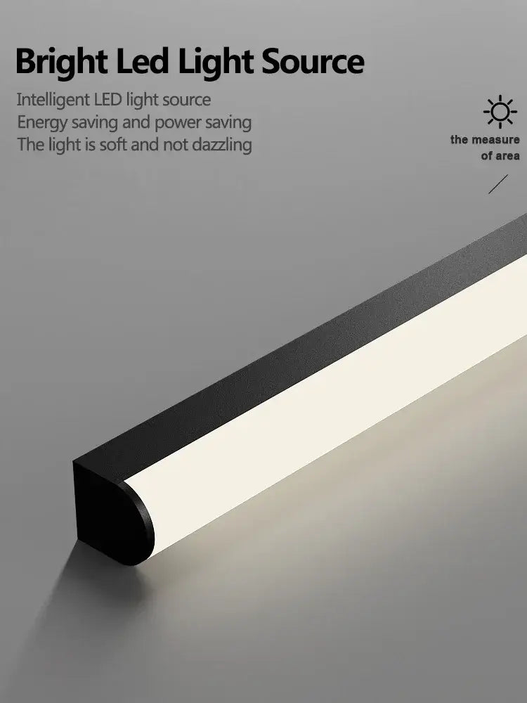 Modern black-framed led bedroom ceiling lamp with geometric design and soft white illumination for bedroom ceiling