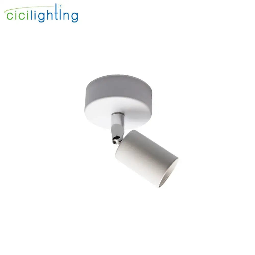 Modern black and white decorbites industrial ceiling light with a sleek cylindrical adjustable spotlight for kitchen decor