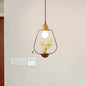 Modern Black/White Industrial Metal LED Pendant Light for Restaurant - Oval/Rectangle/Urn Design