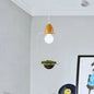 Modern Black/White Industrial Metal LED Pendant Light for Restaurant - Oval/Rectangle/Urn Design