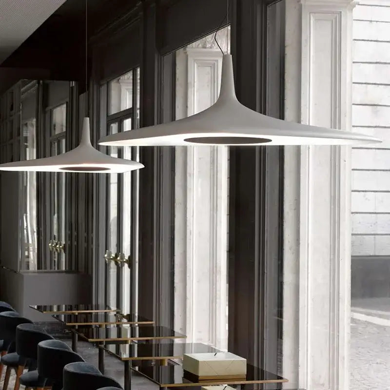 Modern white pendant light with sleek minimalist design ideal for dining room decorbites irregular pendant light