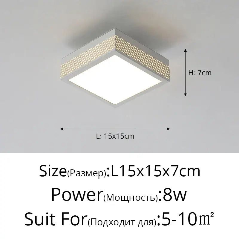 Modern black and white mesh led ceiling light with silver metallic frame and ornate beaded border for bedroom use