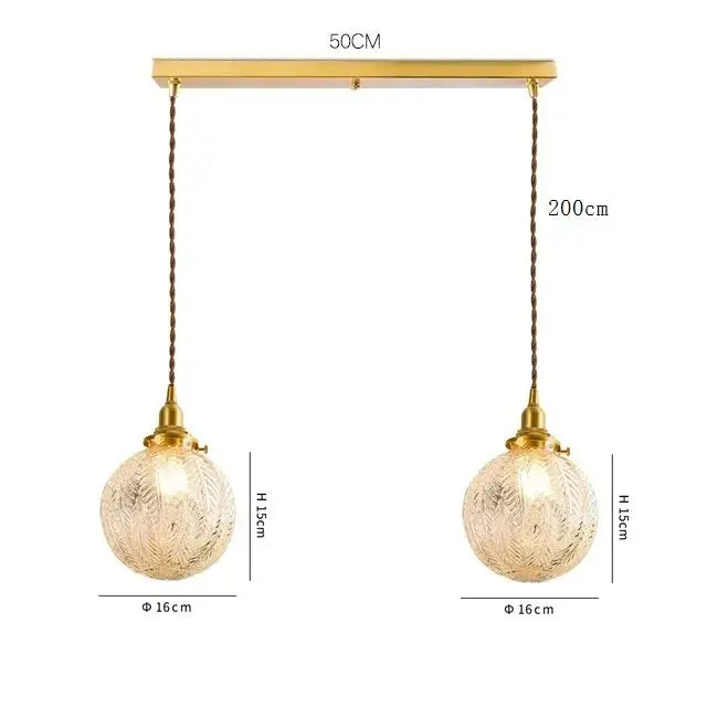 Modern brass pendant light with clear glass led frosted globes and braided cords for dining room decorbites clear glass