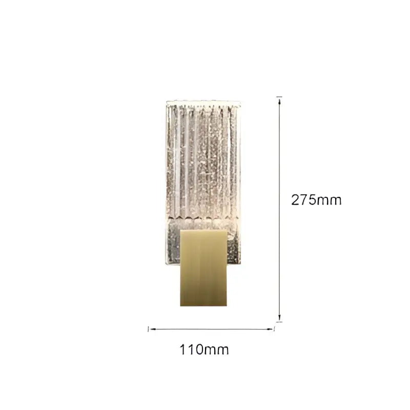 A modern brass and crystal wall light featuring a textured translucent glass sconce for elegant decorbites crystal wall decor