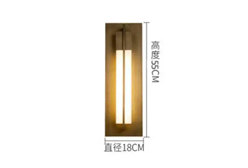 Modern brass and frosted glass led wall lights with warm golden glow and bronze finish designed for living room wall lights