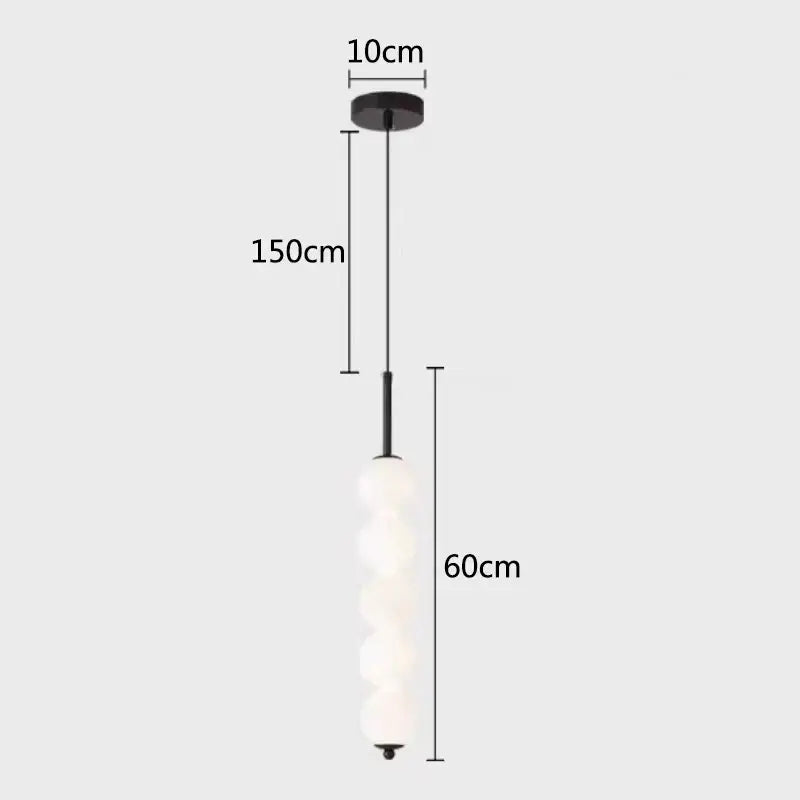 Modern brass and white pearl led pendant lights with black metal frame and five frosted glass spheres for decorbites led white