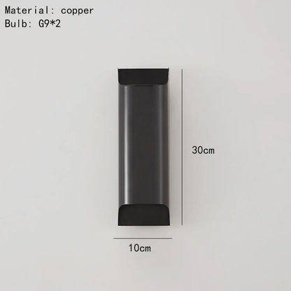 Modern Brass LED Wall Lamp