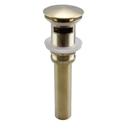 Modern brass round siphon p-trap set in brass finish with cylindrical body and threaded connections for bathroom decorbites brass round