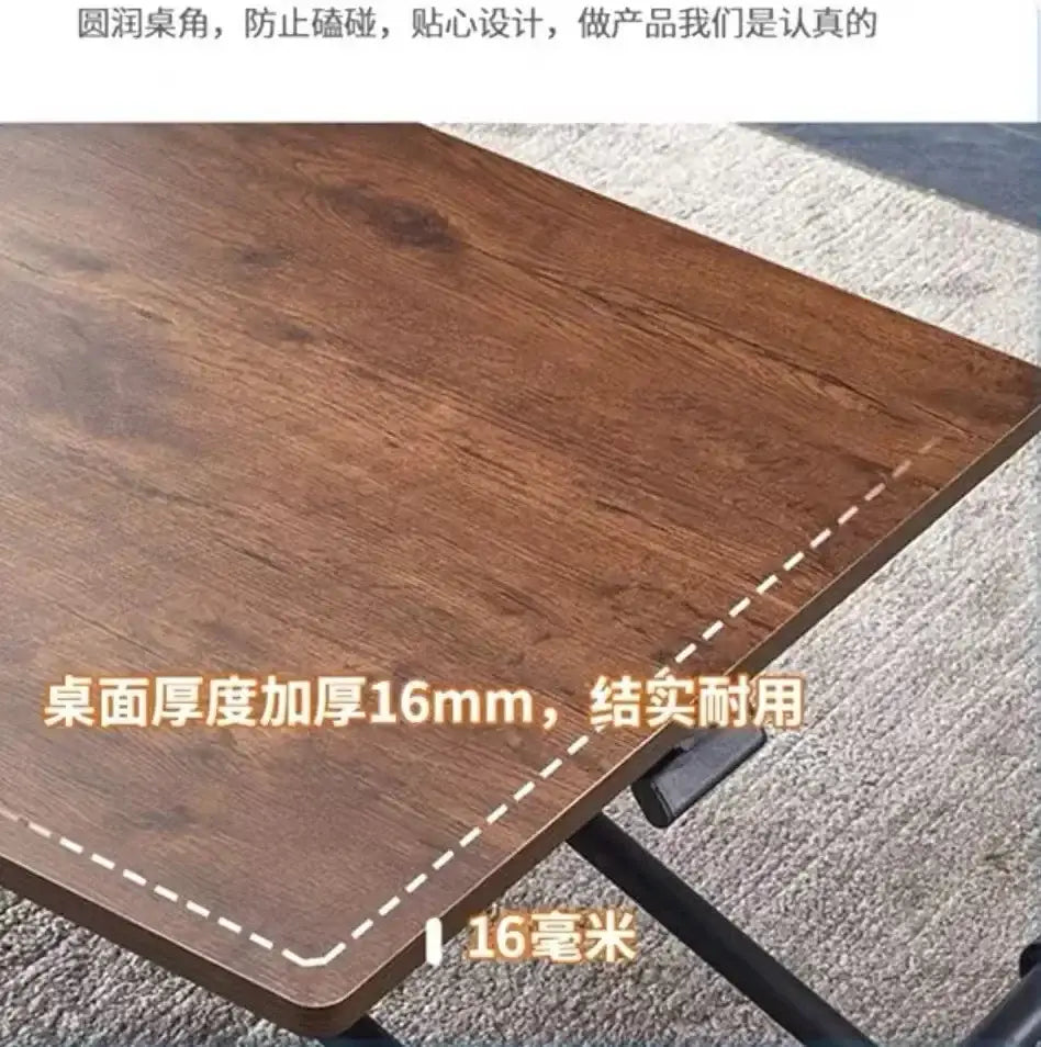 Modern brown wood adjustable coffee table with 16mm thick rounded corner surface and caster wheels decorbites adjustable coffee table