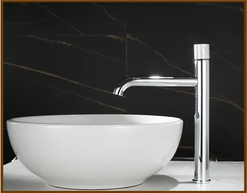 Modern brushed gold basin faucet with chrome finish tall single-handle design decorbites brushed gold mixer tap