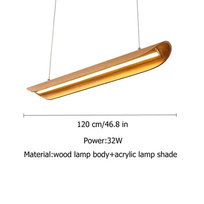 Modern brushed gold kitchen island light chandelier with a wooden body and acrylic shade for chandeliers kitchen island