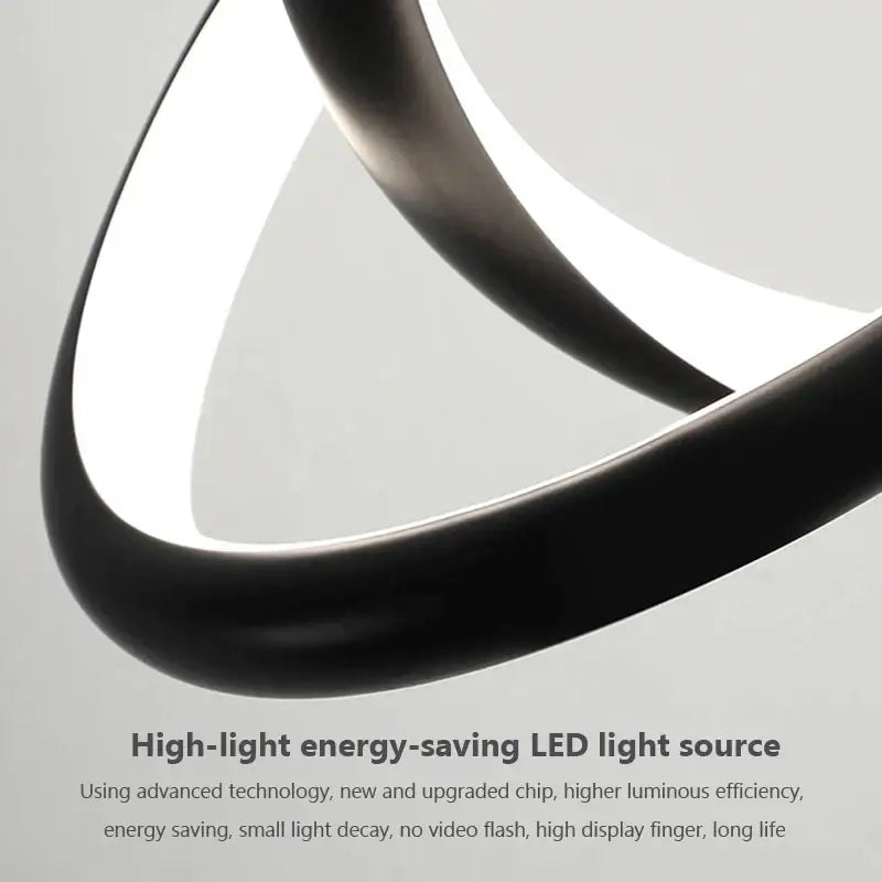 Black curved led bedside pendant light with sleek modern design for decorbites led bedside bedroom lighting decor
