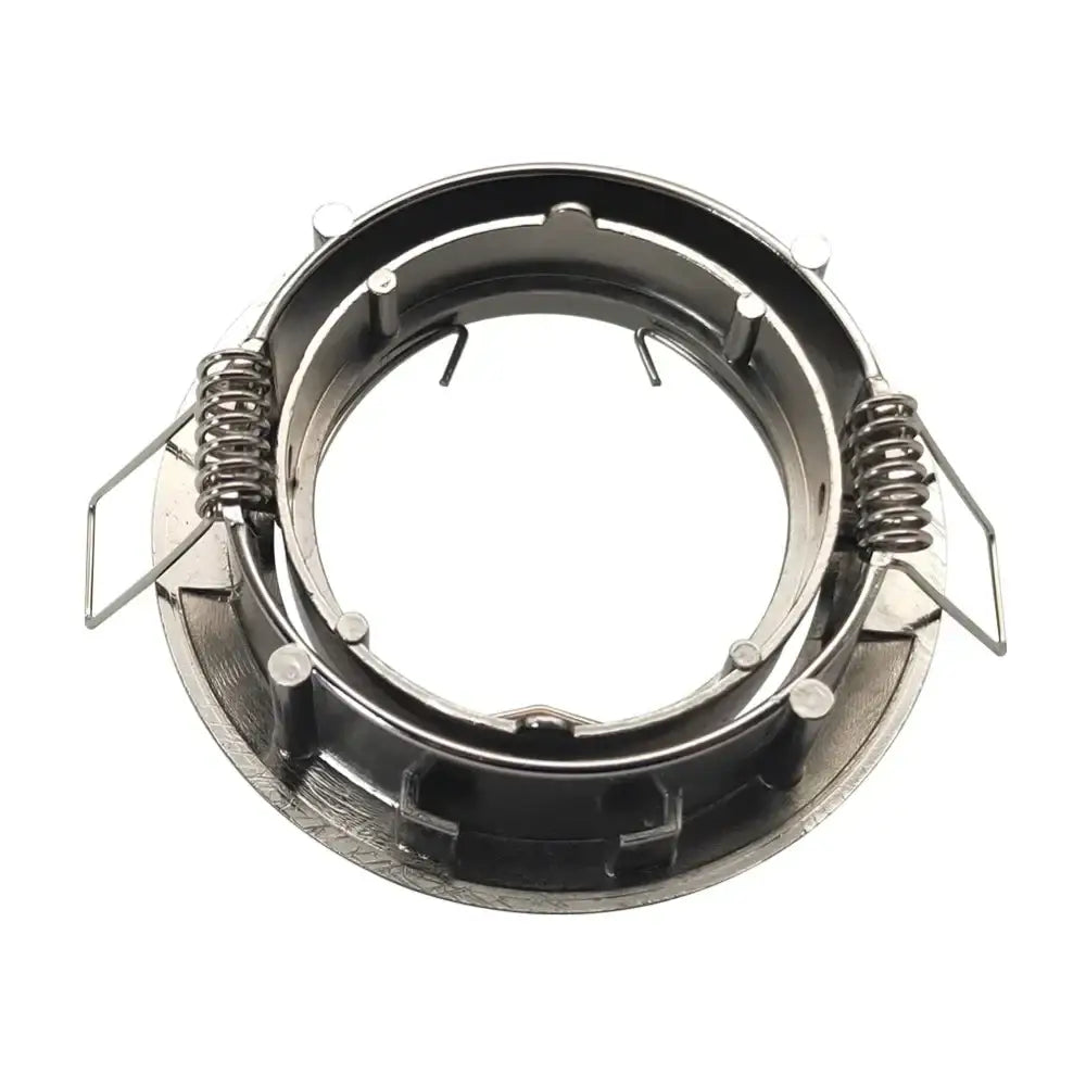 Modern brushed stainless steel decorbites adjustable led ceiling downlight with silver metallic recessed circular design