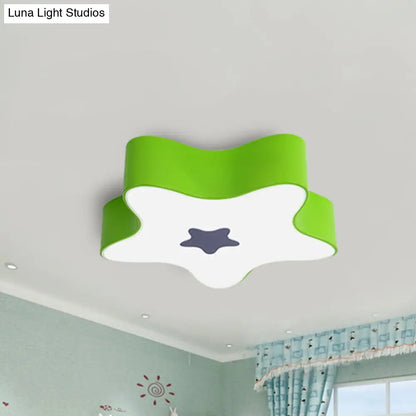 DecorBites™ DecorBites™ Modern Cartoon Ceiling Light: Acrylic Metal Flush Mount for Game Room