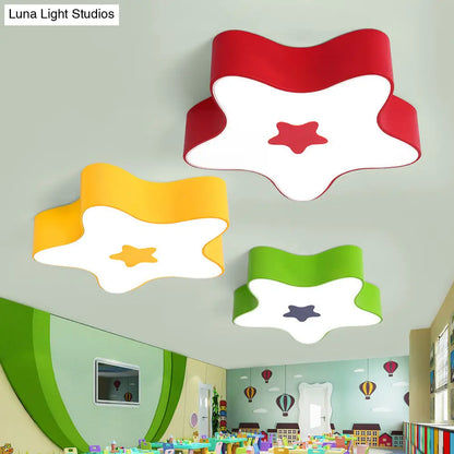 DecorBites™ DecorBites™ Modern Cartoon Ceiling Light: Acrylic Metal Flush Mount for Game Room