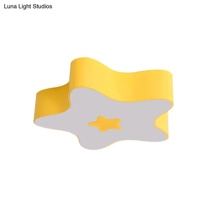 DecorBites™ DecorBites™ Modern Cartoon Ceiling Light: Acrylic Metal Flush Mount for Game Room