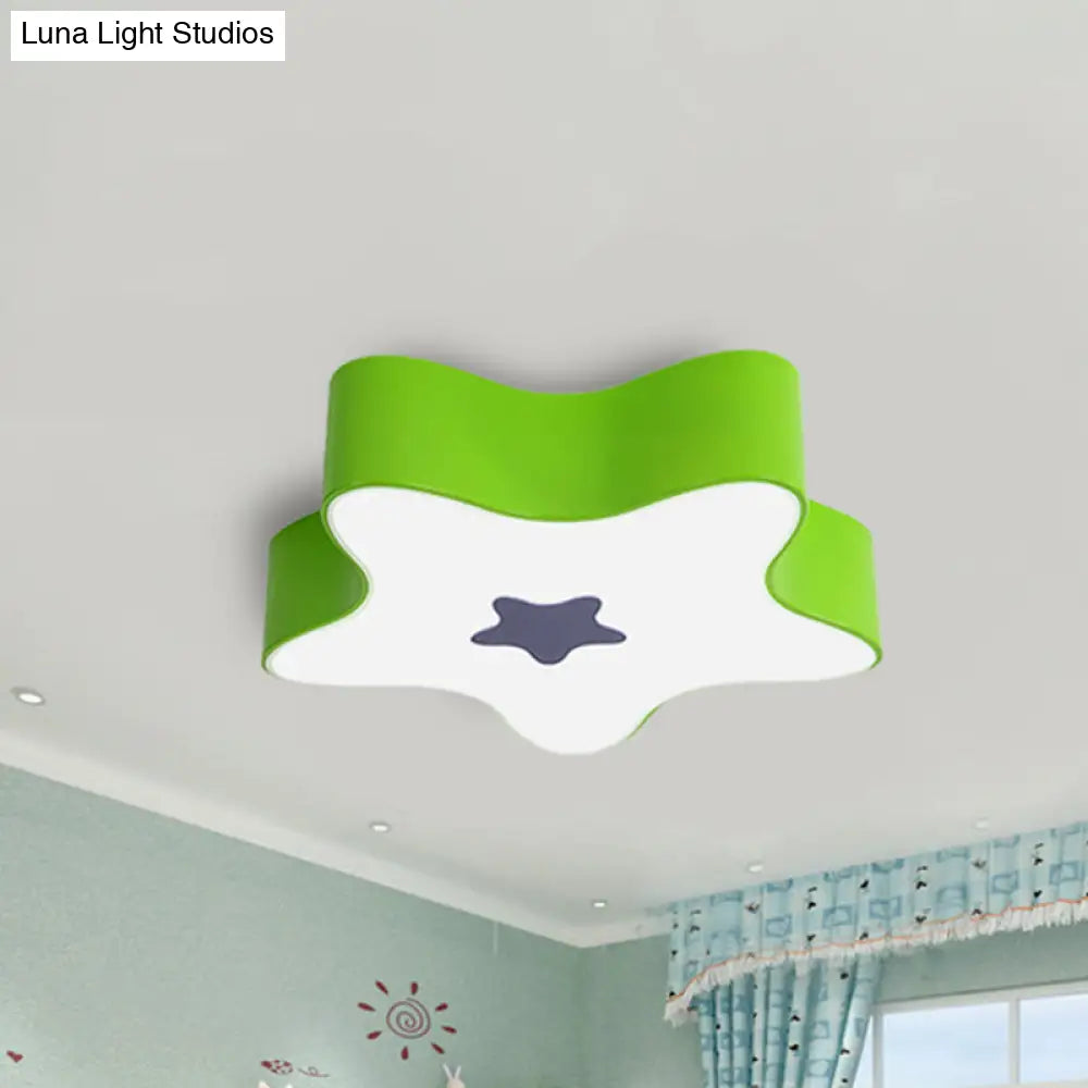 DecorBites™ DecorBites™ Modern Cartoon Ceiling Light: Acrylic Metal Flush Mount for Game Room