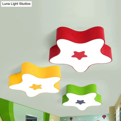 DecorBites™ DecorBites™ Modern Cartoon Ceiling Light: Acrylic Metal Flush Mount for Game Room