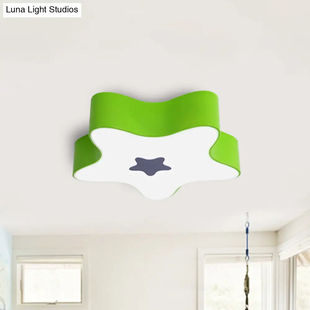 DecorBites™ DecorBites™ Modern Cartoon Ceiling Light: Acrylic Metal Flush Mount for Game Room